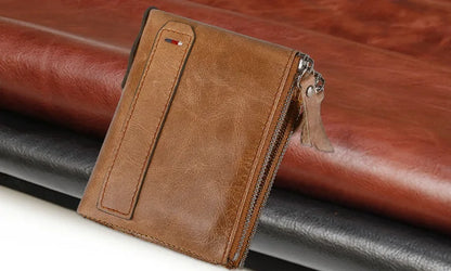 Men Wallets 100% Genuine Cow Leather