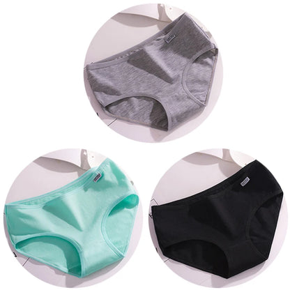 3Pcs/Set Candy Color Underwear