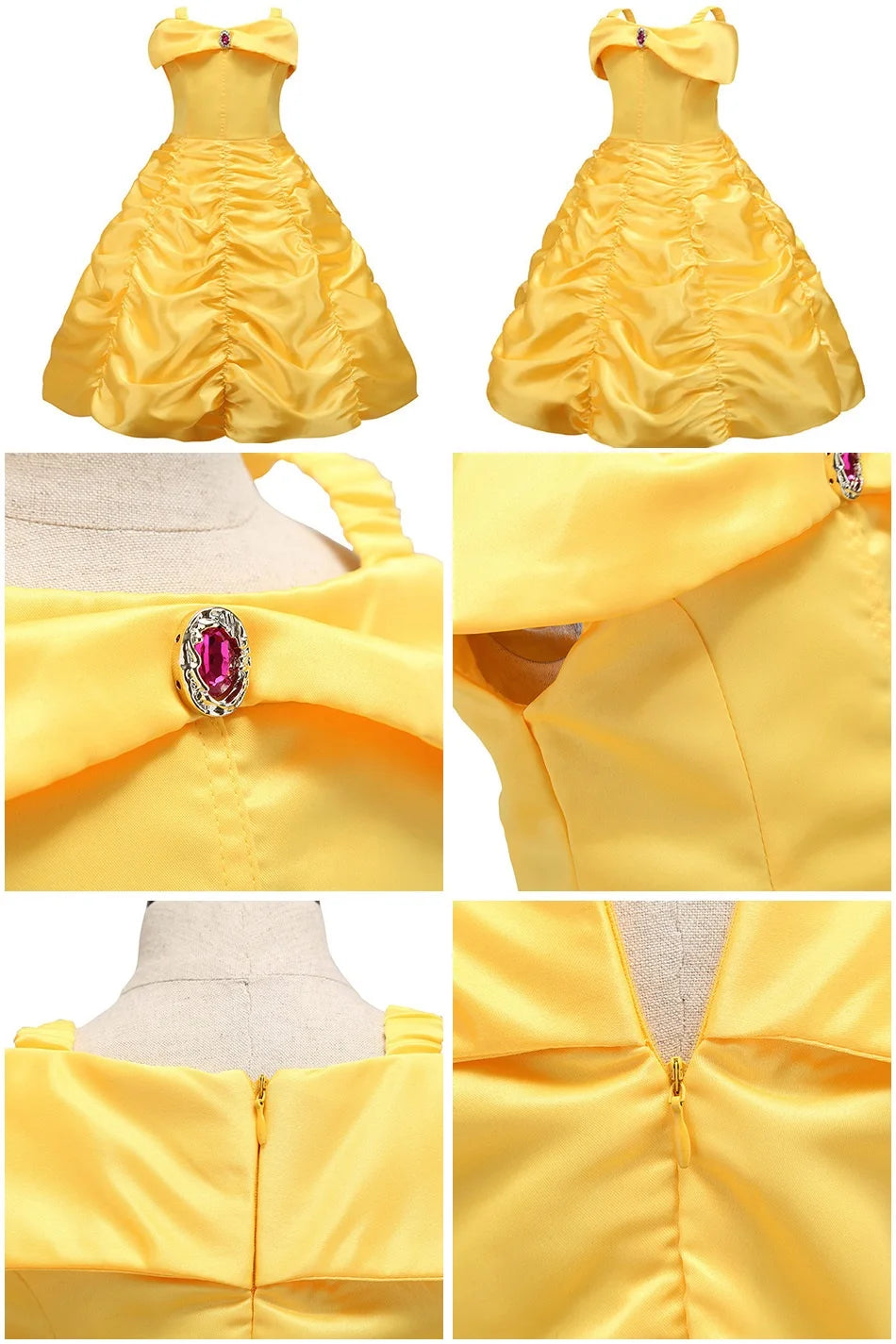 Kids Princess Dresses Girls Belle Party