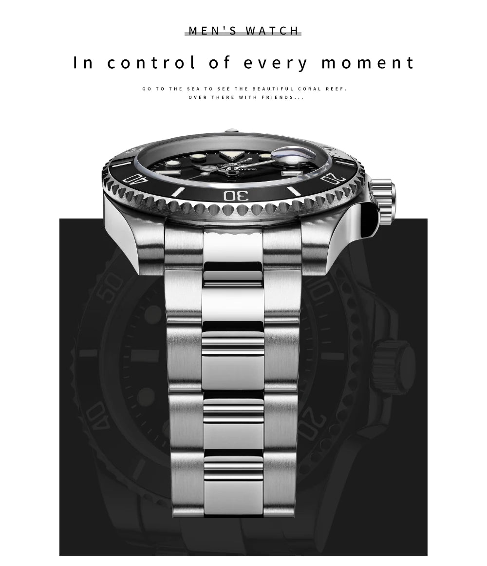 Business Leisure Stainless Steel Watch