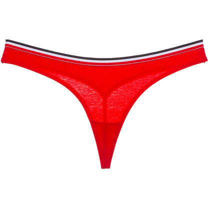 2 Simple Design Sporty Style Cotton Thongs Panties G String