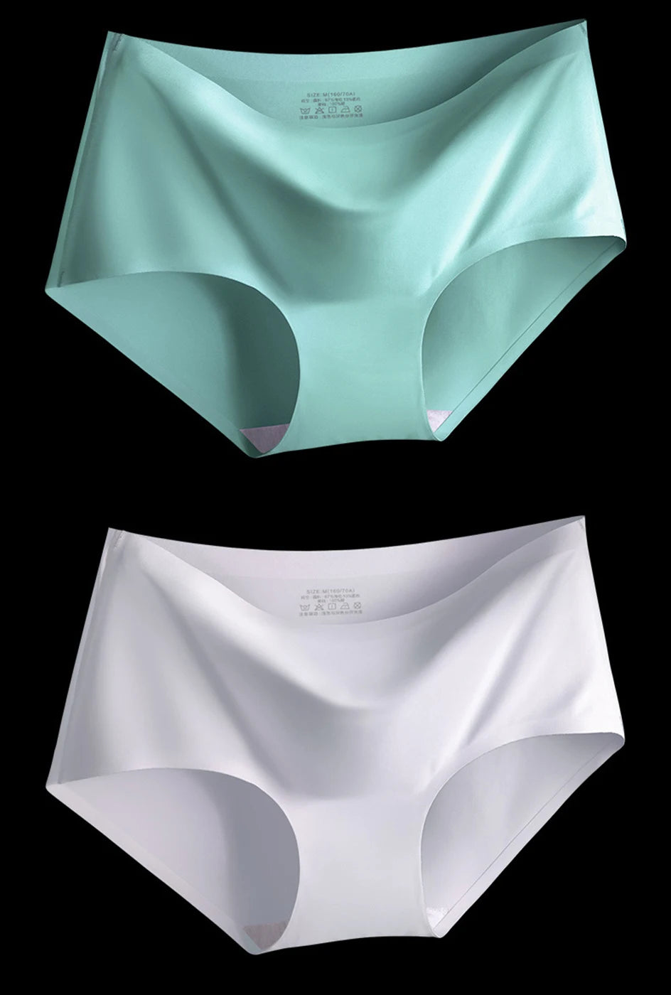 3Pcs/Set Large Size XXL Seamless Women Panties Mid-waist