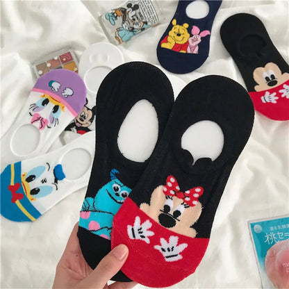 Disney Summer Casual Cute women Socks (5 Pairs)