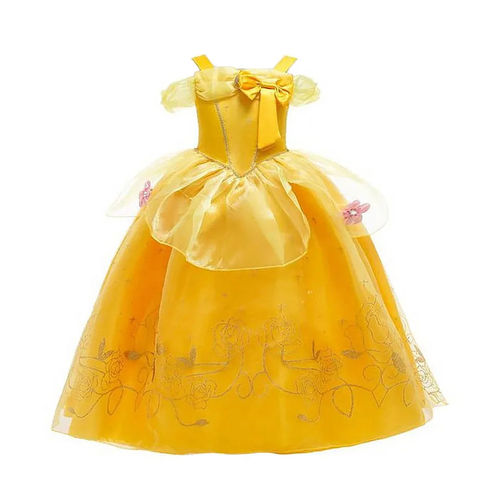 Kids Princess Dresses Girls Belle Party