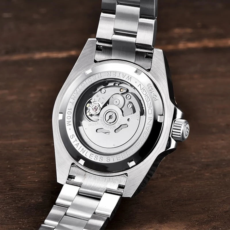 New Men Mechanical Wristwatch Luxury Ceramic Bezel