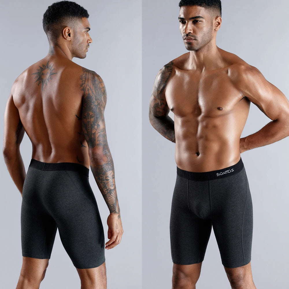 3pcs Long Boxers For Man Underwear