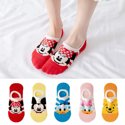 Disney Summer Casual Cute women Socks (5 Pairs)