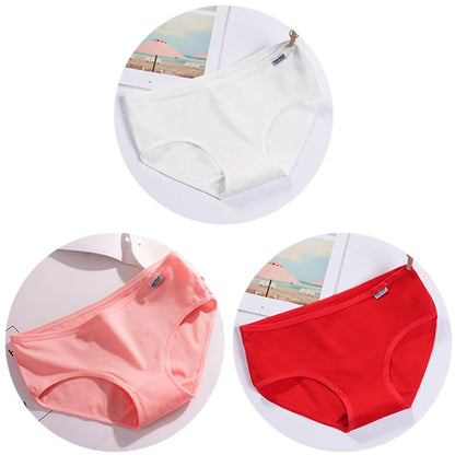 3Pcs/Set Candy Color Underwear