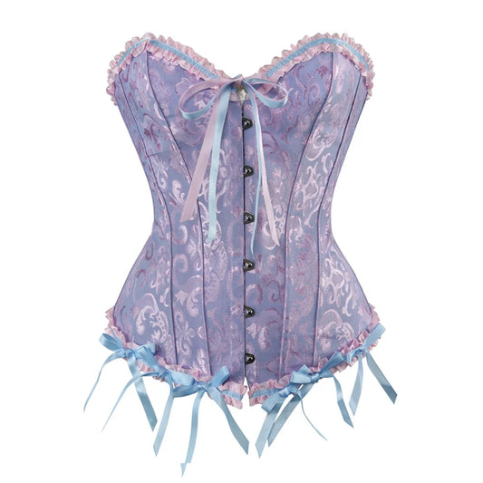 Women Vintage Overbeat Corset Tops