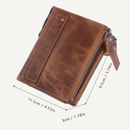 Men Wallets 100% Genuine Cow Leather