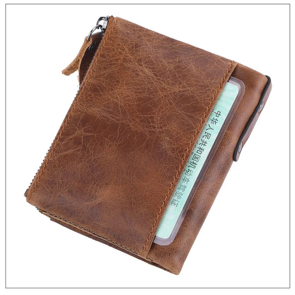 Men Wallets 100% Genuine Cow Leather