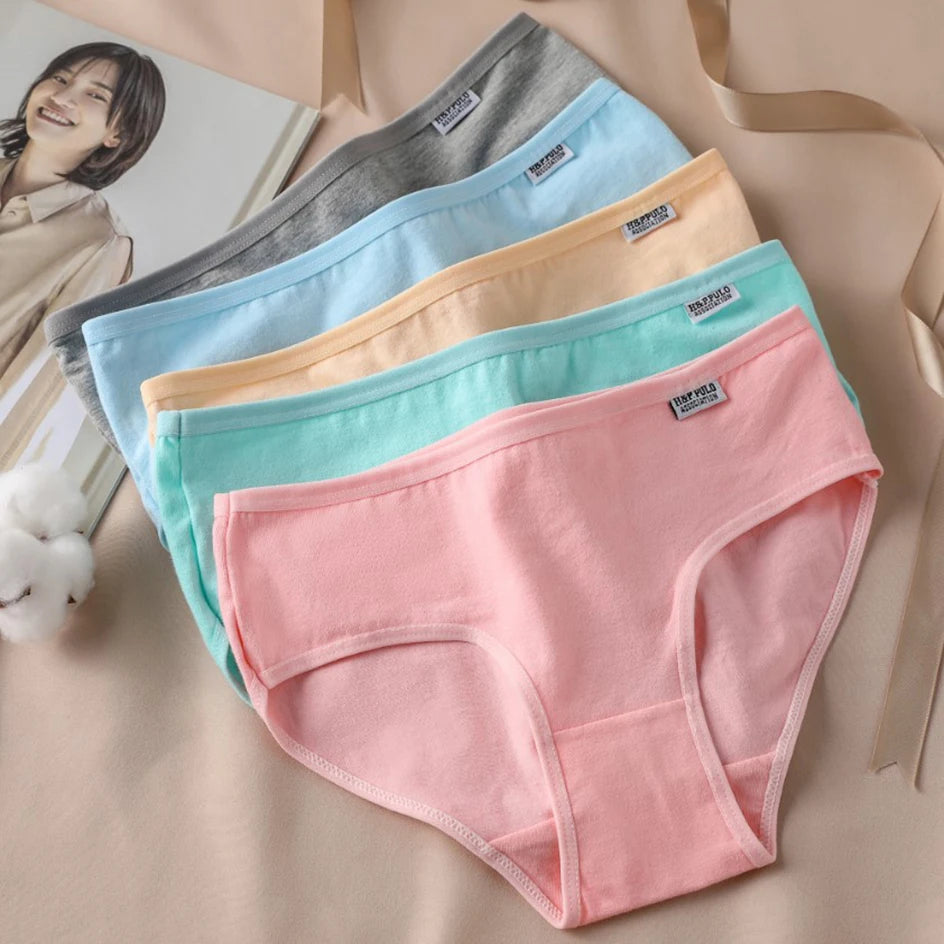 3Pcs/Set Candy Color Underwear