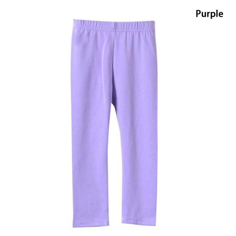 Girl Pants Soft Elastic Modal Cotton Kids Leggings C