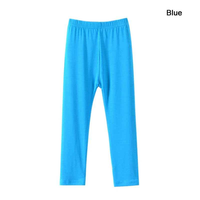 Girl Pants Soft Elastic Modal Cotton Kids Leggings C