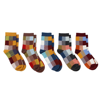 Lot Combed Cotton Men's Socks(5 pairs)