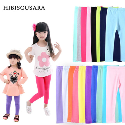 Girl Pants Soft Elastic Modal Cotton Kids Leggings C