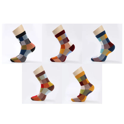 Lot Combed Cotton Men's Socks(5 pairs)