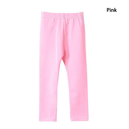 Girl Pants Soft Elastic Modal Cotton Kids Leggings C