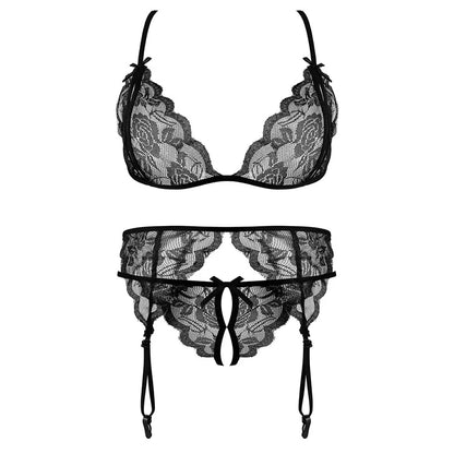 Lace Women Lingerie Set 4 Pcs