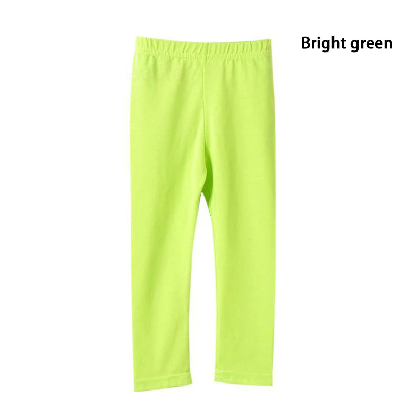 Girl Pants Soft Elastic Modal Cotton Kids Leggings C