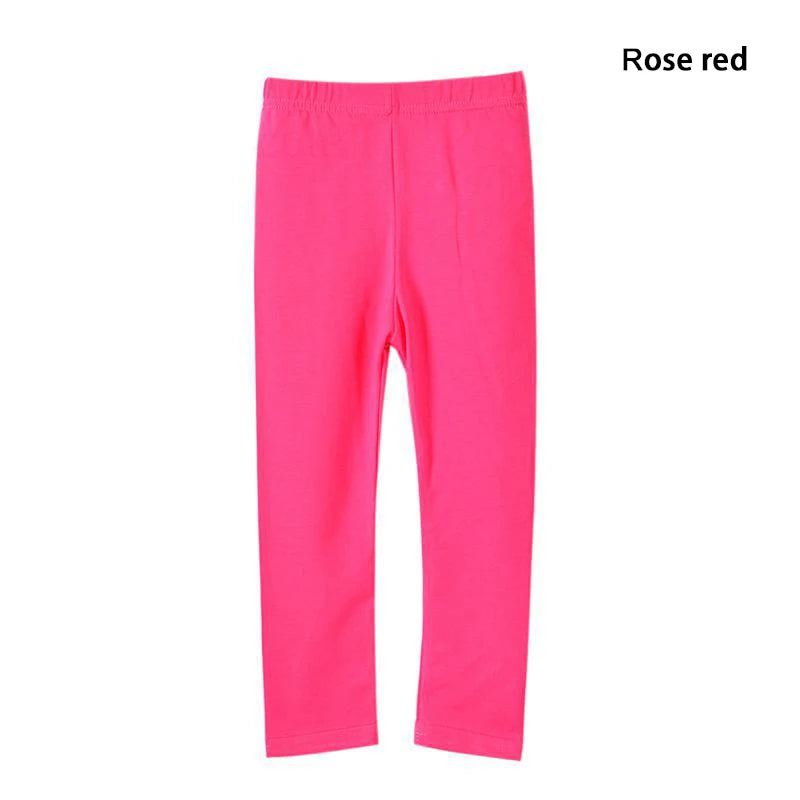 Girl Pants Soft Elastic Modal Cotton Kids Leggings C