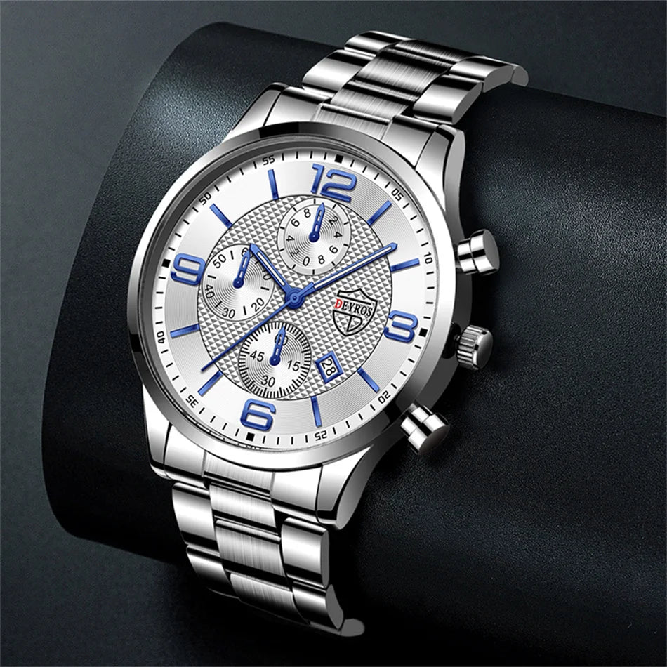 Luxury Business Men Watches Stainless Steel