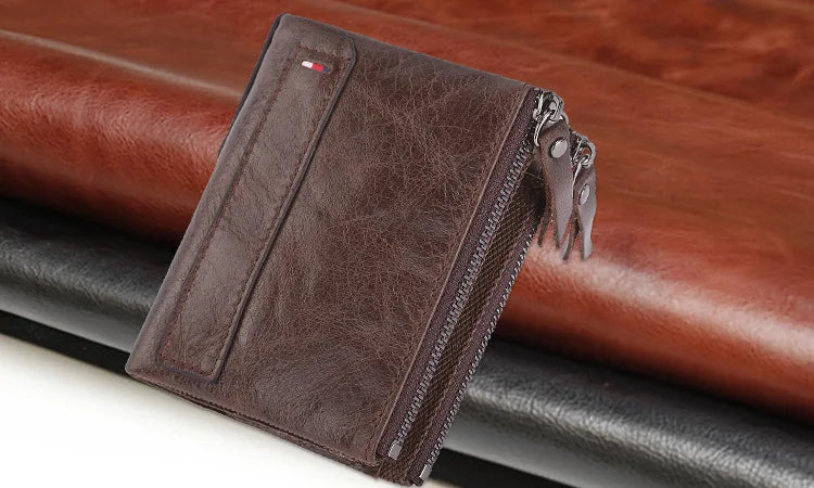 Men Wallets 100% Genuine Cow Leather