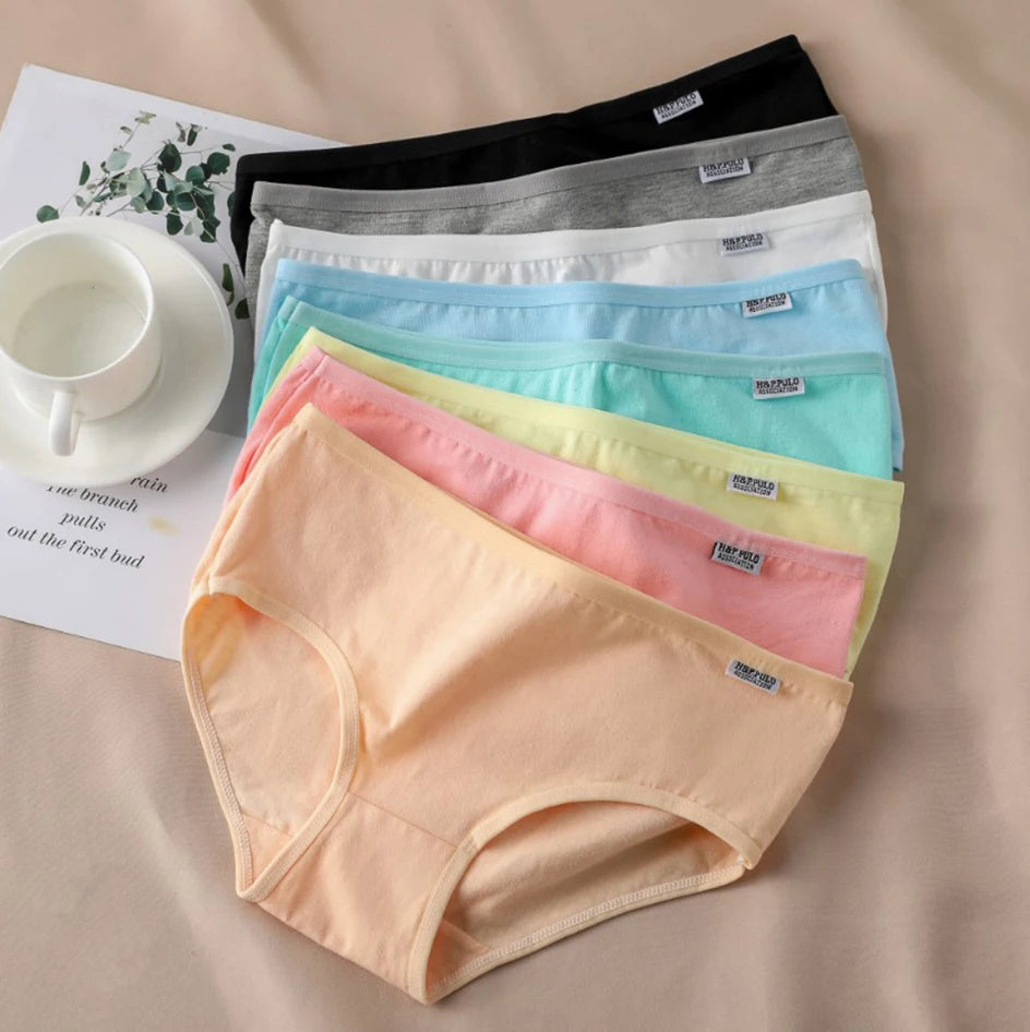 3Pcs/Set Candy Color Underwear