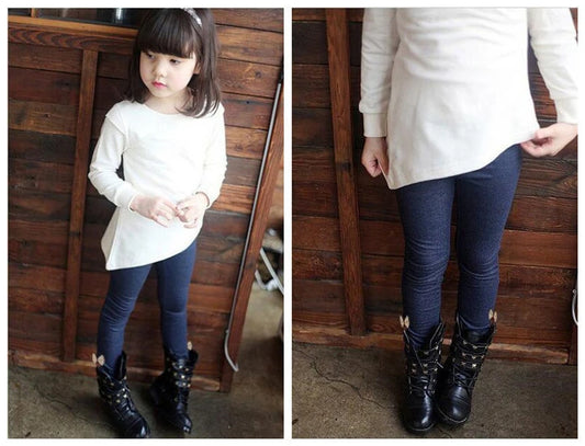 Autumn Winter Girls Jean Pants