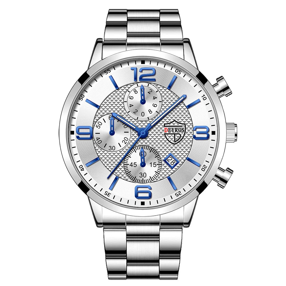 Luxury Business Men Watches Stainless Steel