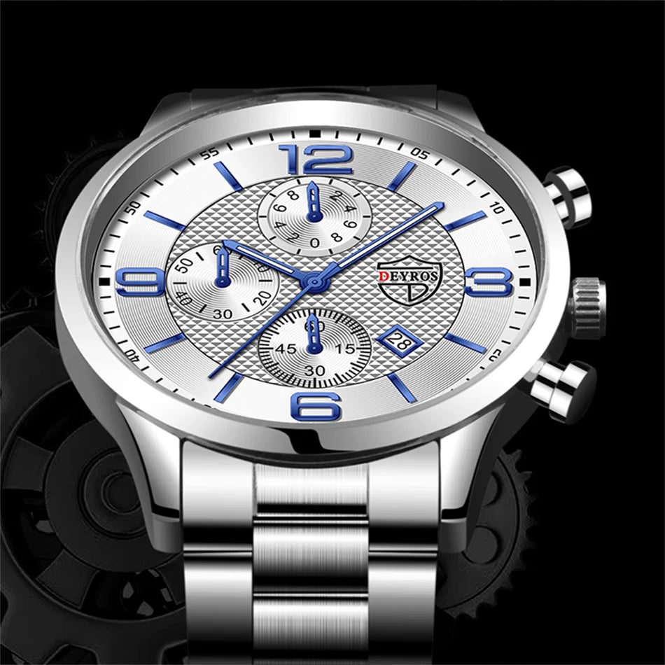 Luxury Business Men Watches Stainless Steel