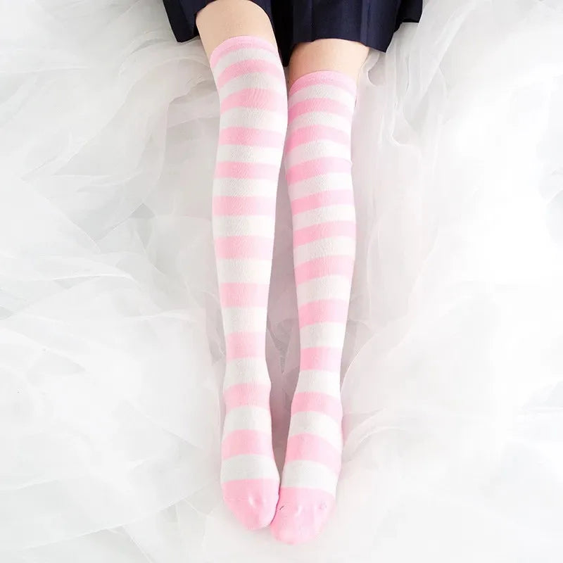 Lolita Striped Stockings