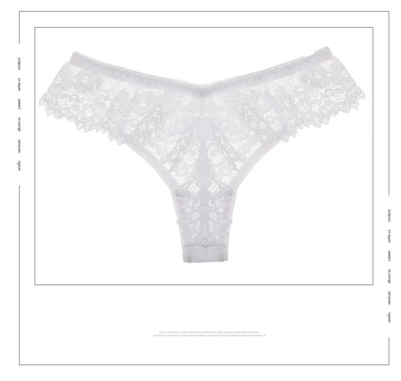 Lace Thong Women Lace Low Waist Panties