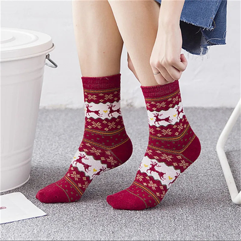 Cute  Women's Christmas Wool Socks