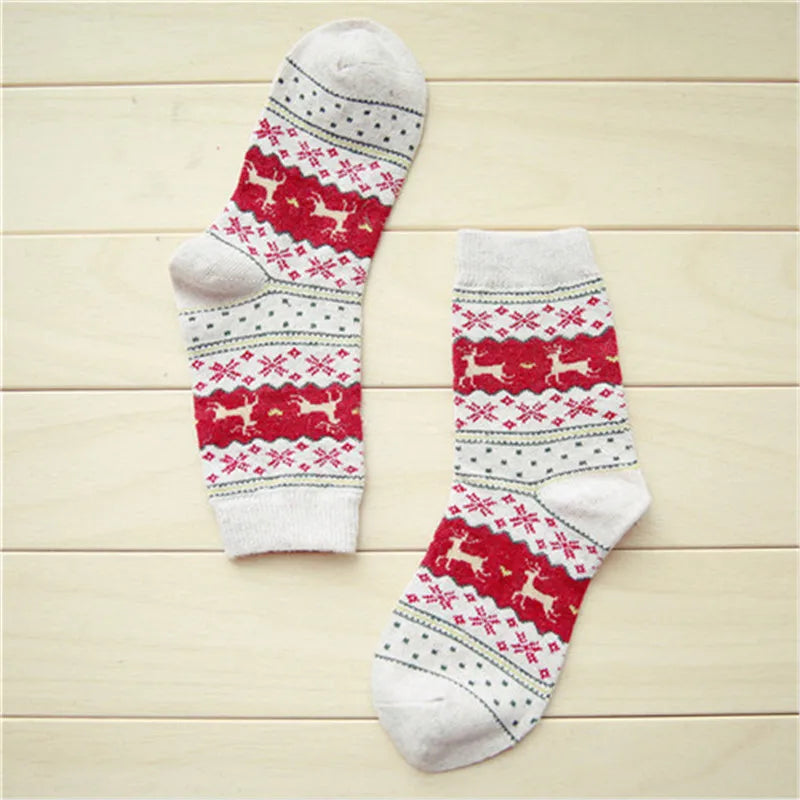 Cute  Women's Christmas Wool Socks