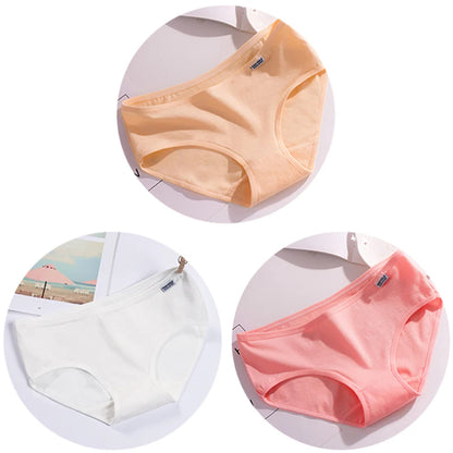 3Pcs/Set Candy Color Underwear