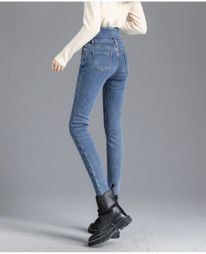 Thermal Winter Thick Fleece High-waist