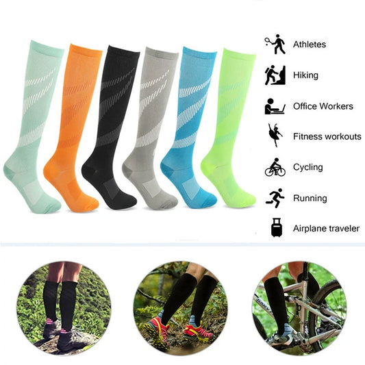 Varicose Veins Socks Compression Stockings Nurse Sports