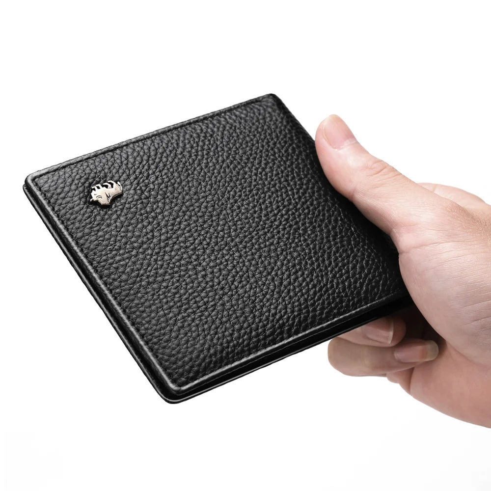 Genuine Leather Men Wallets Brand Luxury