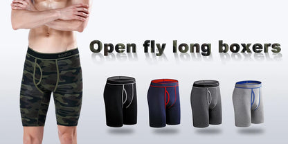 3pcs Long Boxers For Man Underwear