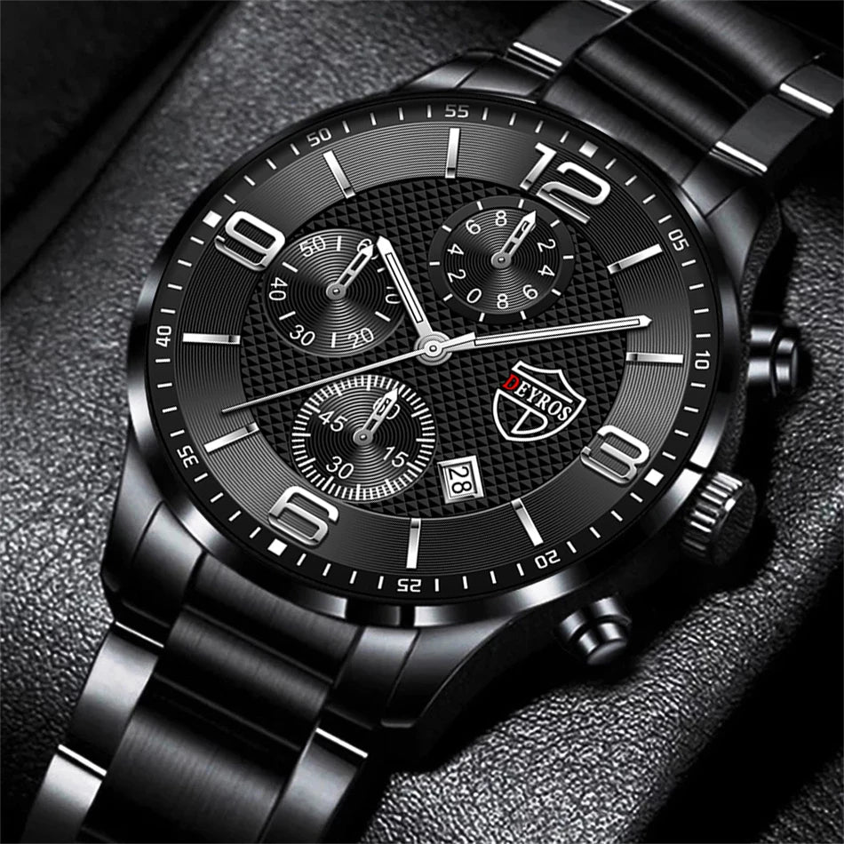 Luxury Business Men Watches Stainless Steel