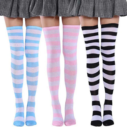 Lolita Striped Stockings