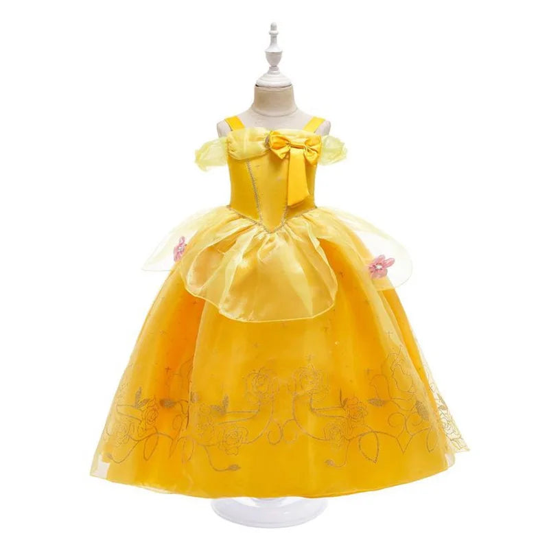 Kids Princess Dresses Girls Belle Party