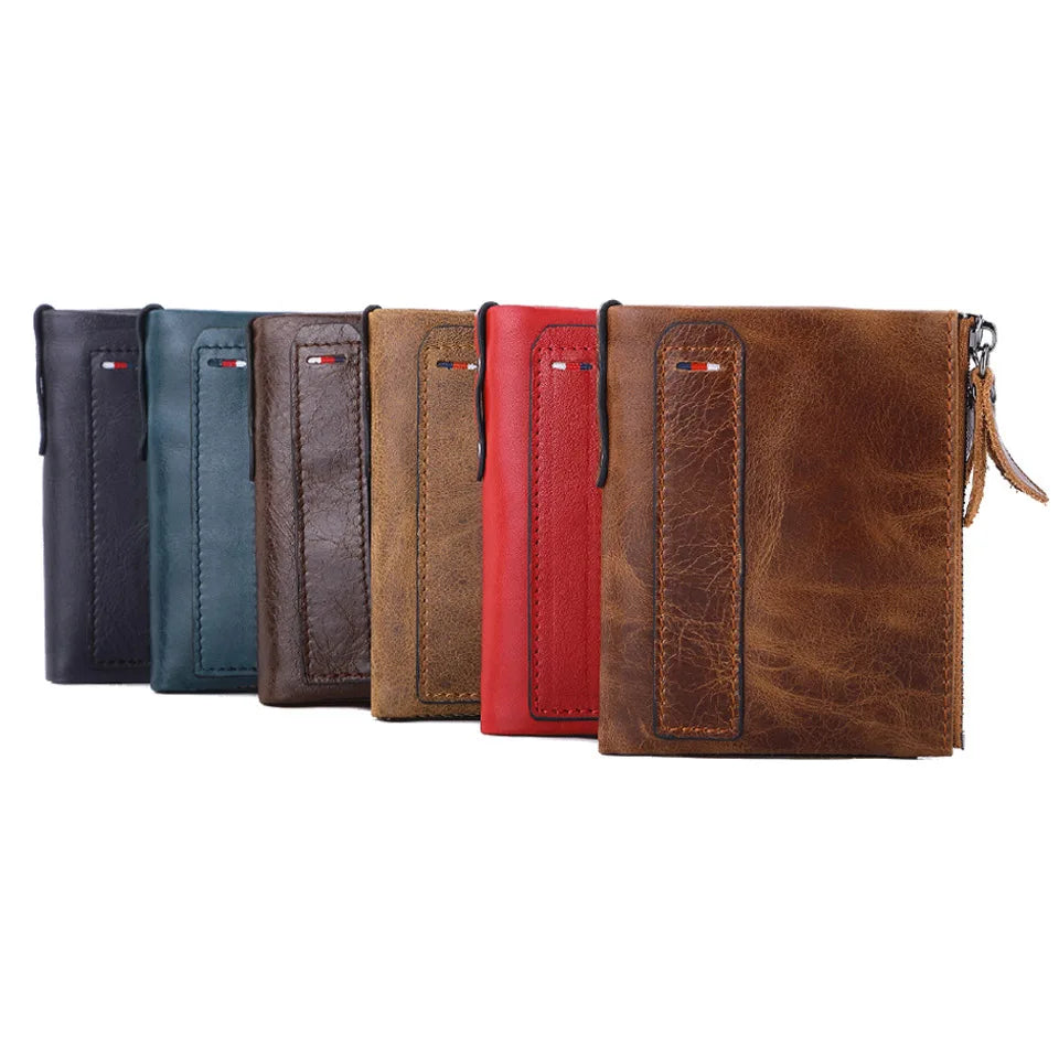 Men Wallets 100% Genuine Cow Leather