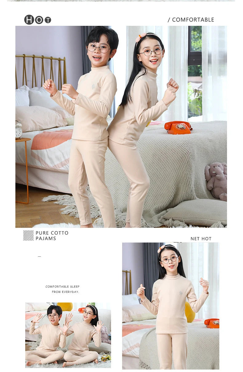 Autumn Winter Thermal Underwear Suit