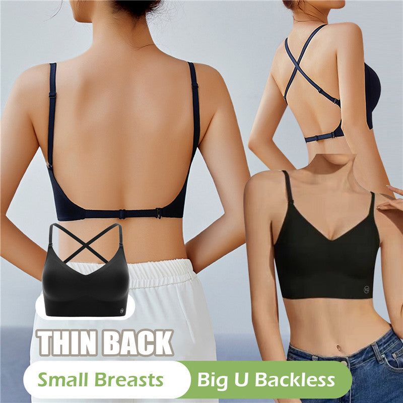 Women Invisible Bra Deep Bras Backless