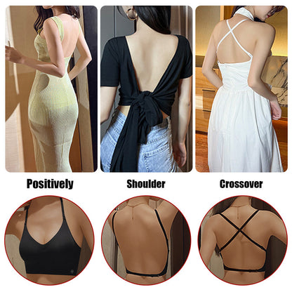 Women Invisible Bra Deep Bras Backless