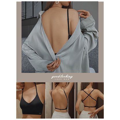 Women Invisible Bra Deep Bras Backless