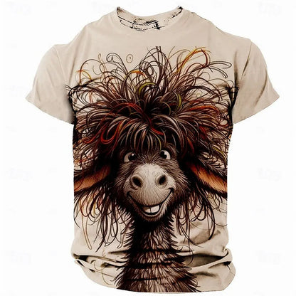 Funny Men's T Shirt Animal Chicken