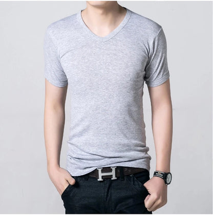 Men's Short Sleeve Top Quality Undershirt Cotton